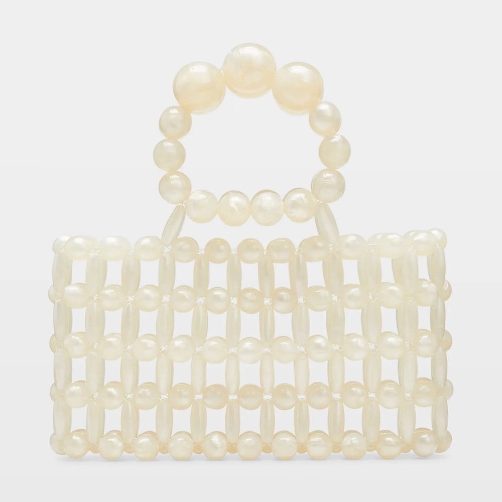 BNWT Cult Gaia Cora Pearl Beaded Bag